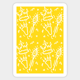 Where the Wild Things Are Pattern Sticker